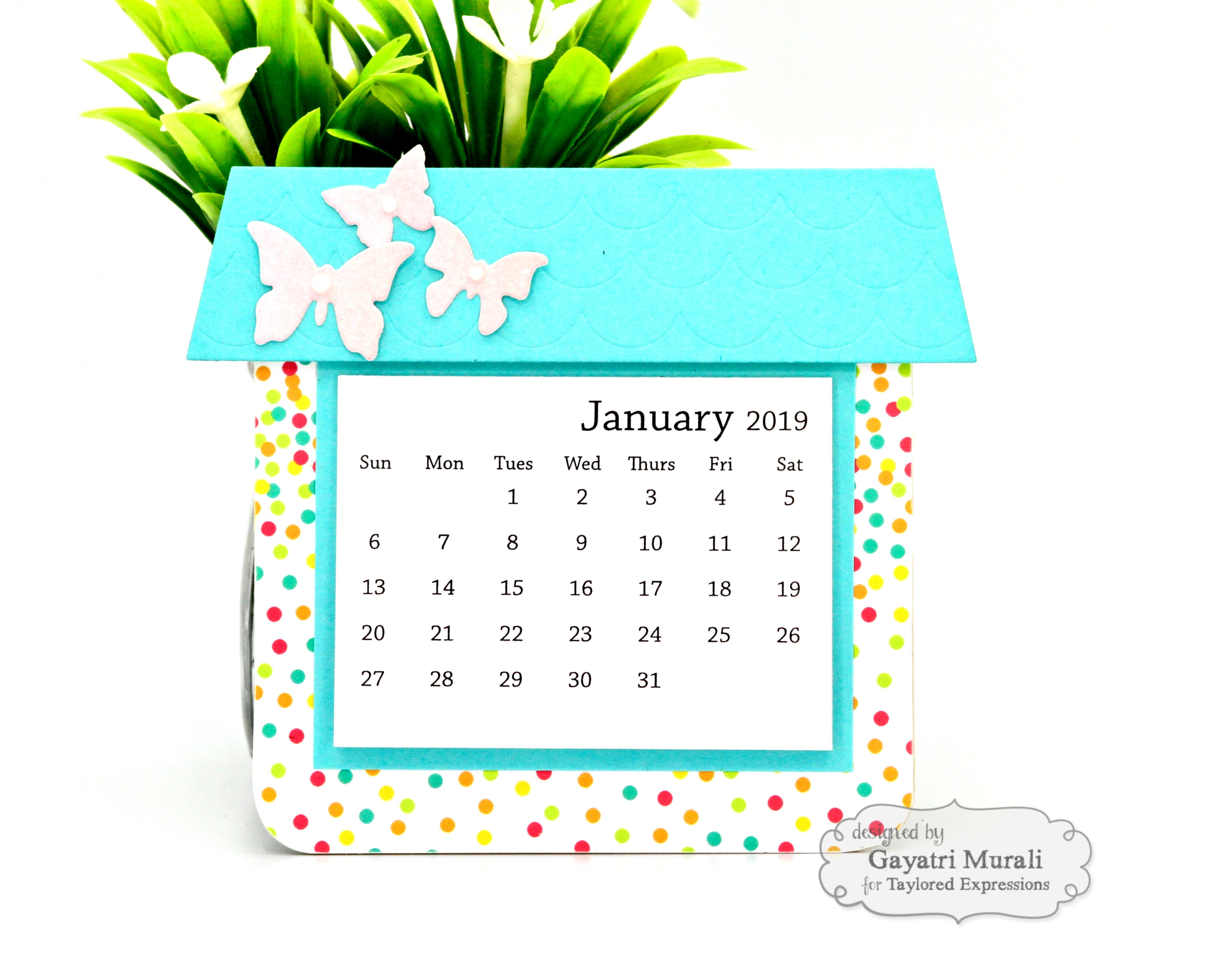Calendar Crafting 2019 The Mini TearOff Taylored Expressions Blog