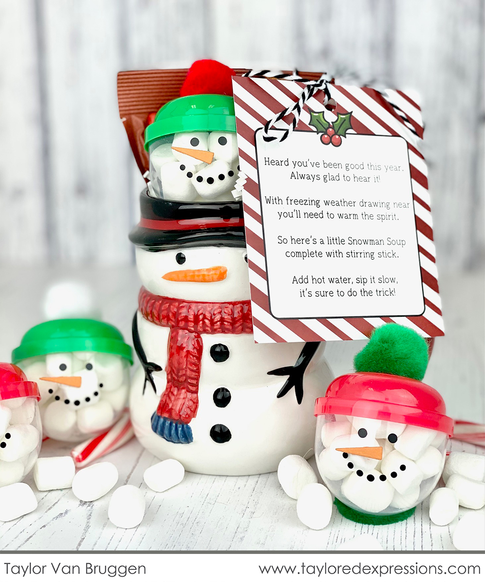 A Fun Holiday Gift – Snowman Soup | Taylored Expressions Blog