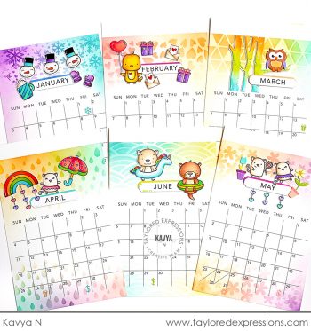 Create A Unique Calendar With The New Handcrafted Calendar Kit 